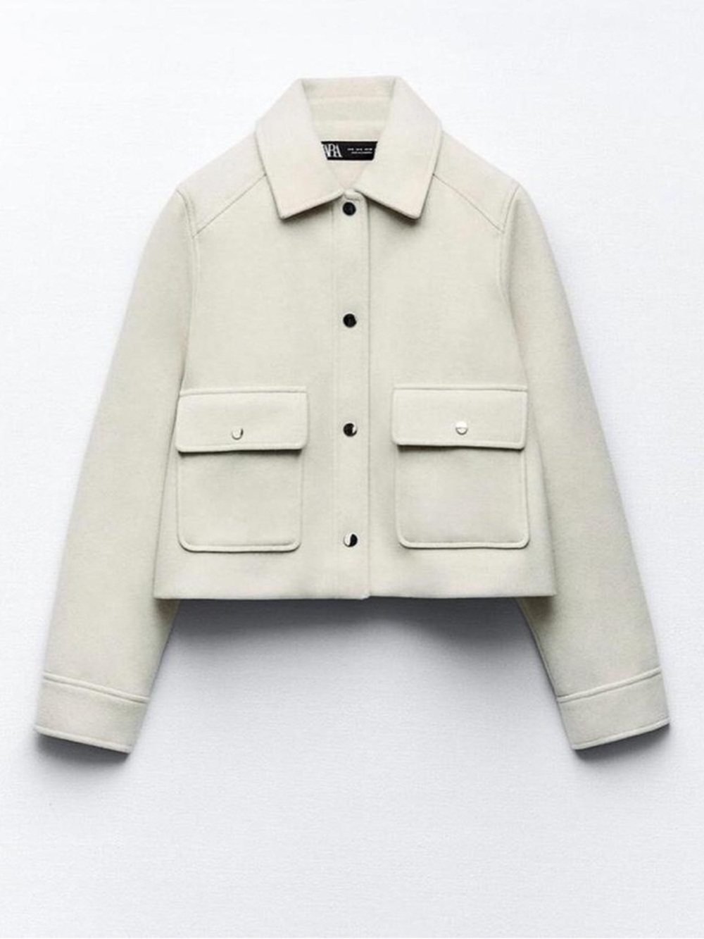 Zara Cropped Utility Jacket
